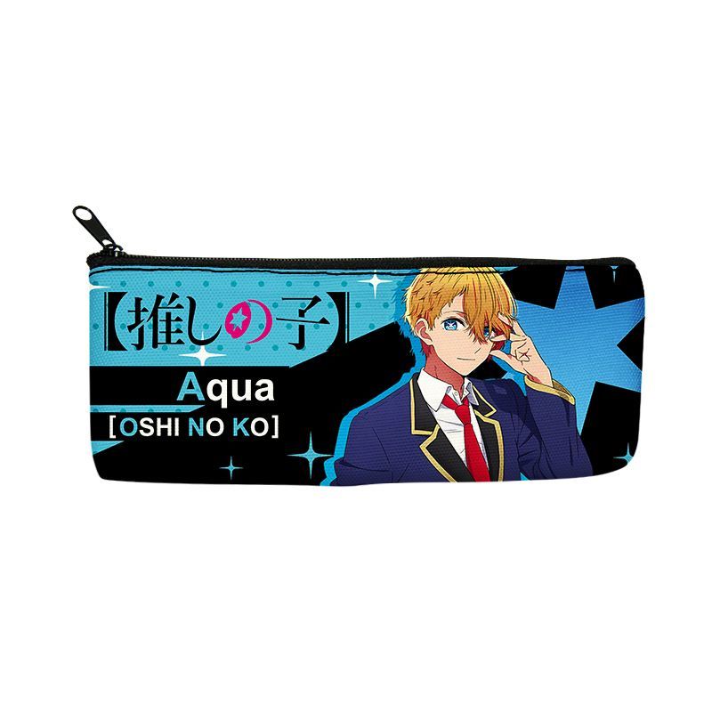 Oshi no Ko peripheral students canvas stationery pencil case Hoshino Ai/Rubii/Akuamarin Two-Dimensional anime