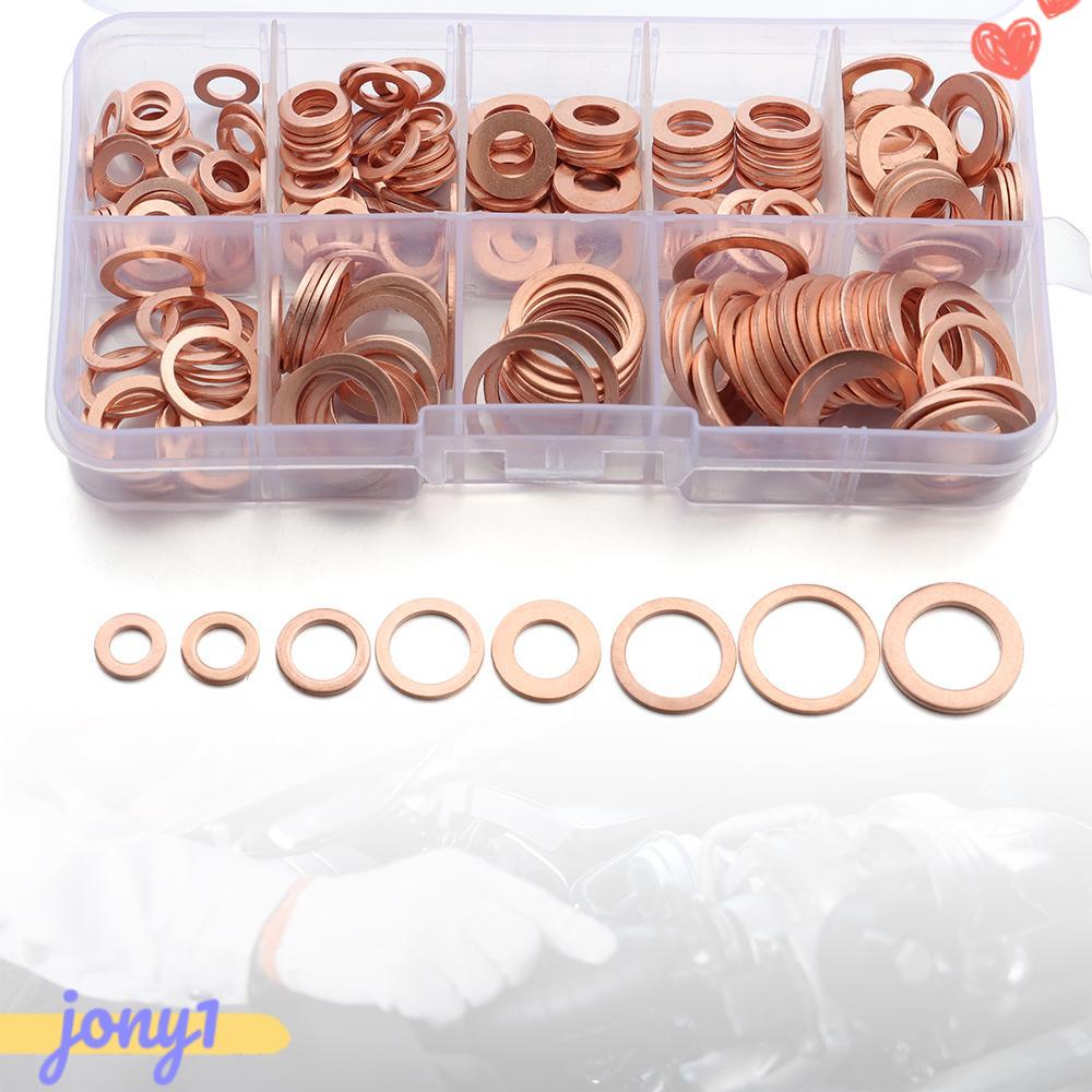 Set 200 Vòng Đệm Bằng Đồng Cứng Cho Động Cơ Xe Hơi