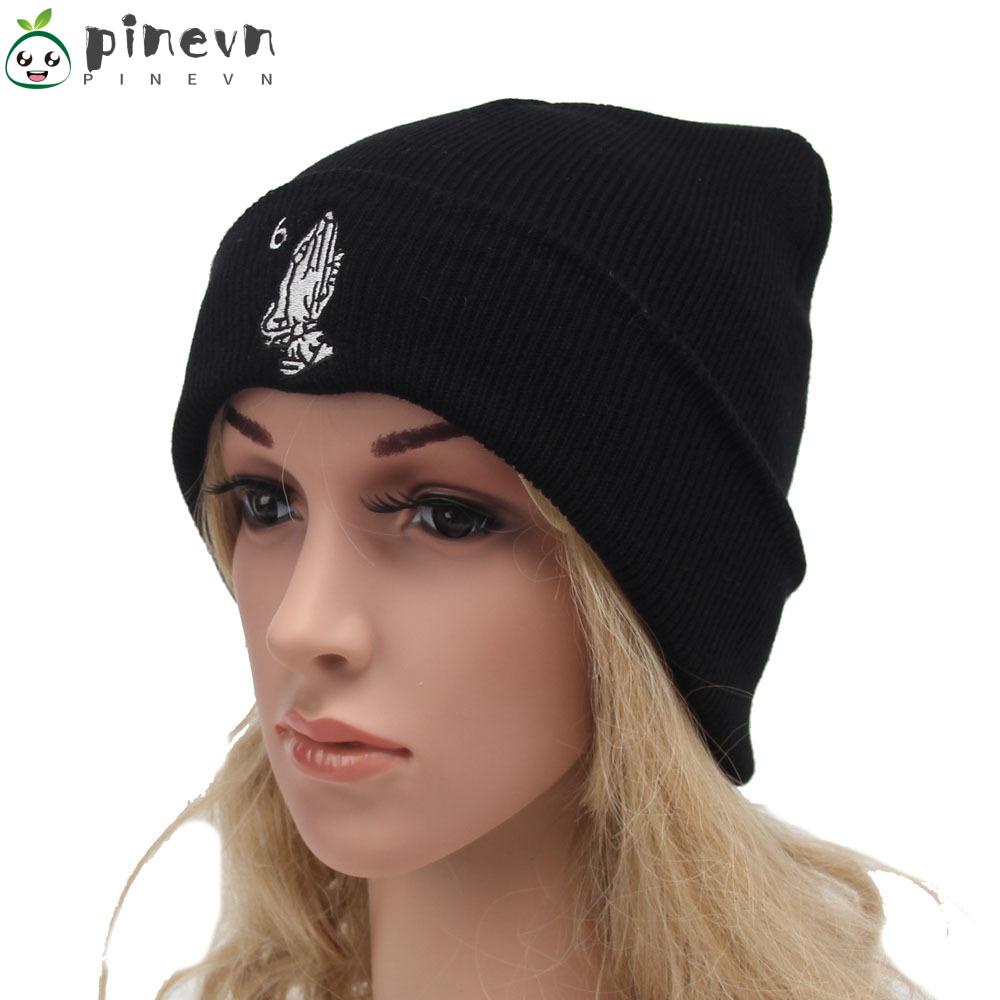 Mũ Beanie Dệt Kim Màu Trơn Đơn Giản Cho Nam Nữ