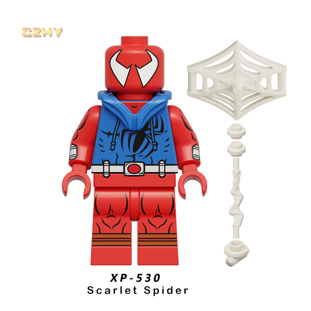 Mô Hình Nhân Vật Siêu Anh Hùng Scarlet Spider Miles Morales Gwen Across the Spider-Verse KT1069