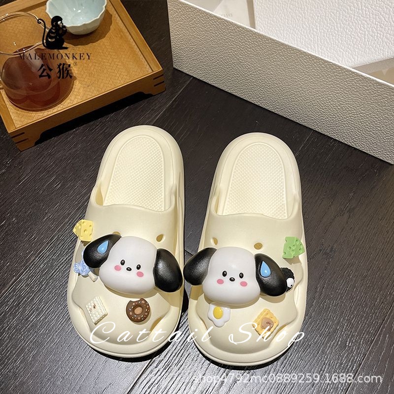 Cattail dép dép nữ dép bánh mì nữ dép bánh mì nữ Chống Trượt 060911