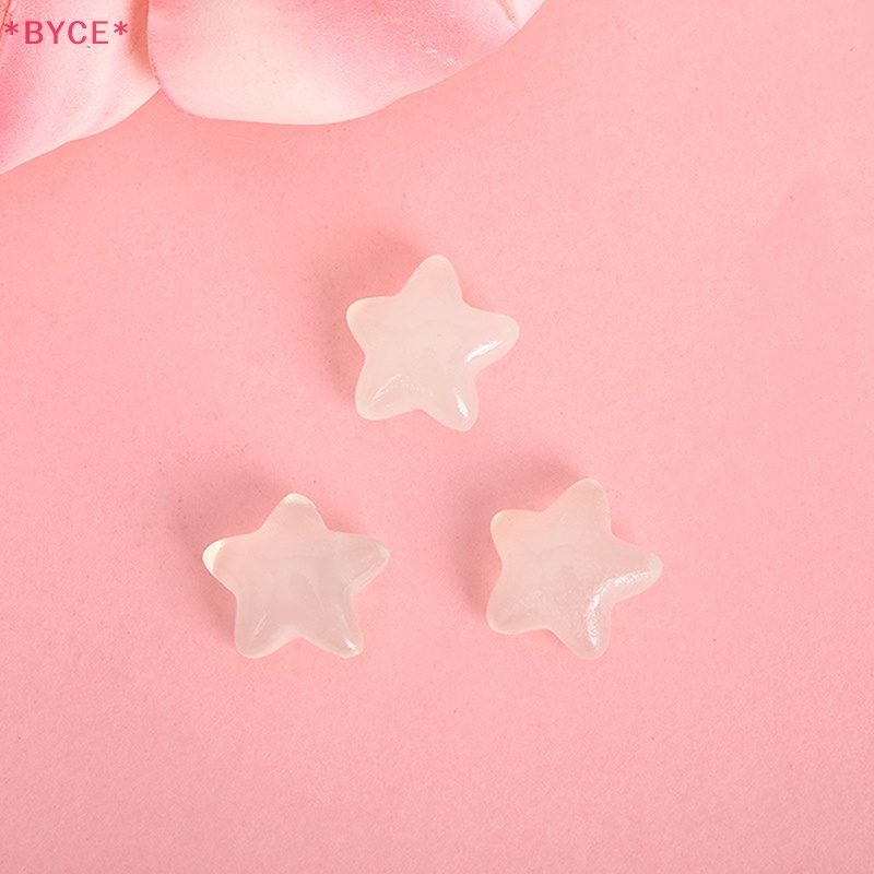 Bộ 5 Đồ trang trí Ngôi Sao Mini Dạ Quang Bằng Nhựa Resin Thủ Công Dùng Trang Trí Tiểu Cảnh Mới