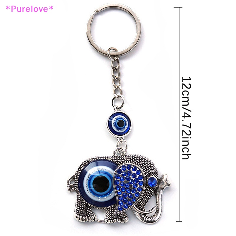 Móc Khóa Hình Voi Đính Đá Xinh Xắn Mới