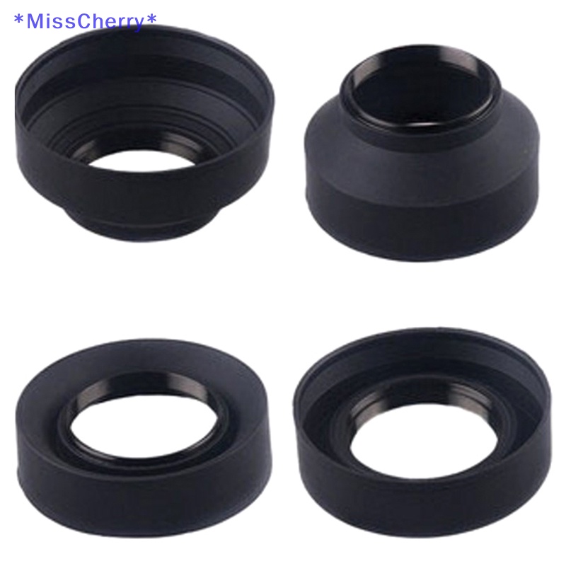 Loa Che Nắng 3 Trong 1 Bằng Cao Su 49mm / 52mm / 55mm / 58mm / 62mm / 67mm / 72mm / 77mm / 82mm Dành Cho Canon Nikon Mới