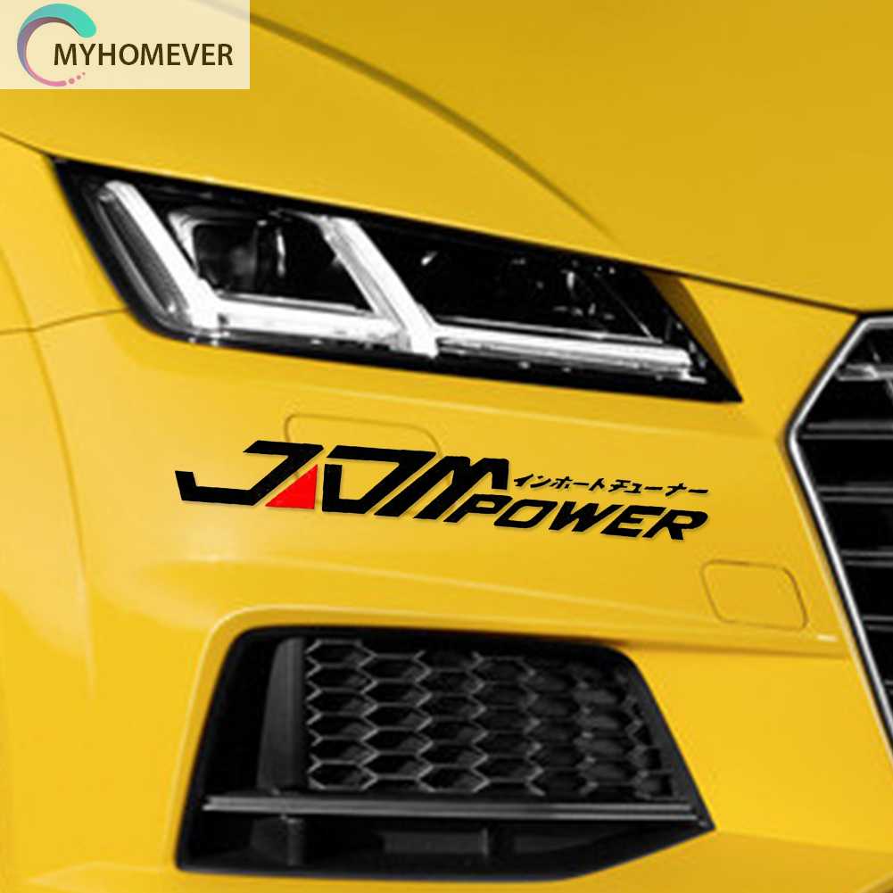 Miếng Dán Phản Quang JDM Power Trang Trí Xe Hơi