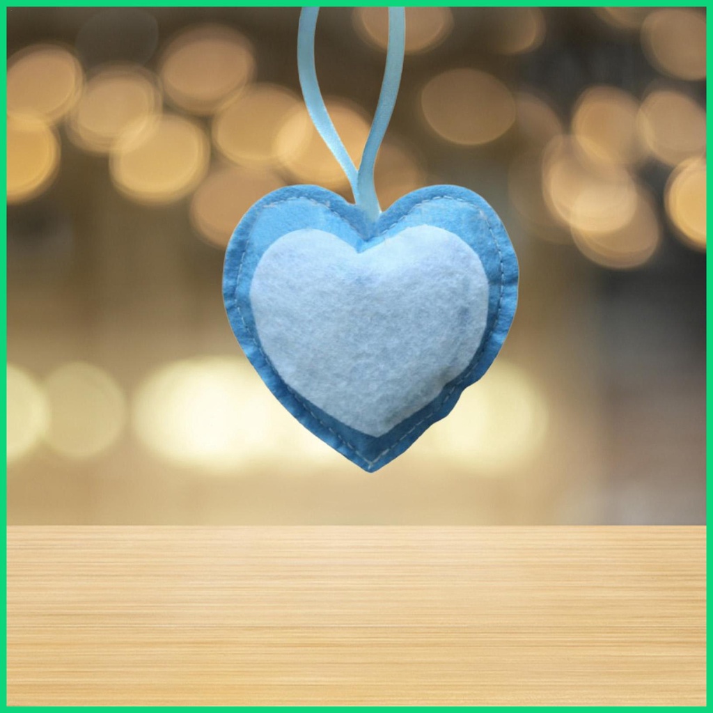 Phụ Kiện Trang Trí Cây Thông Hình Trái Tim Chống Mài Mòn