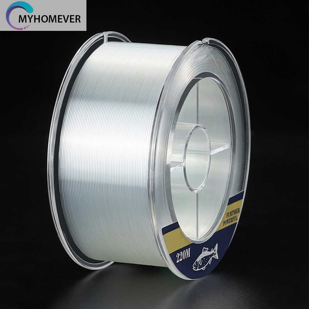 Cuộn Dây Câu Cá Trong Suốt Bằng Nilon Dài 220m