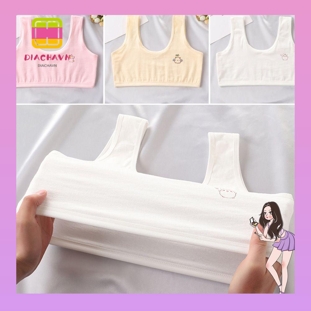 Áo Tank Top Chất Liệu Cotton Dễ Thương Xinh Xắn Cho Bé Gái