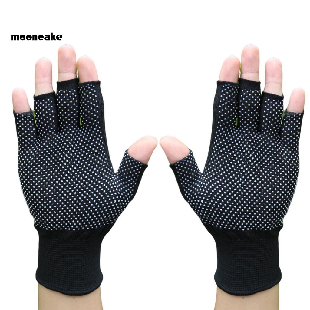 1 Đôi Găng Tay Chạy Xe Đạp / Tập Thể Hình Hạt 3D Thấm Hút Mồ Hôi