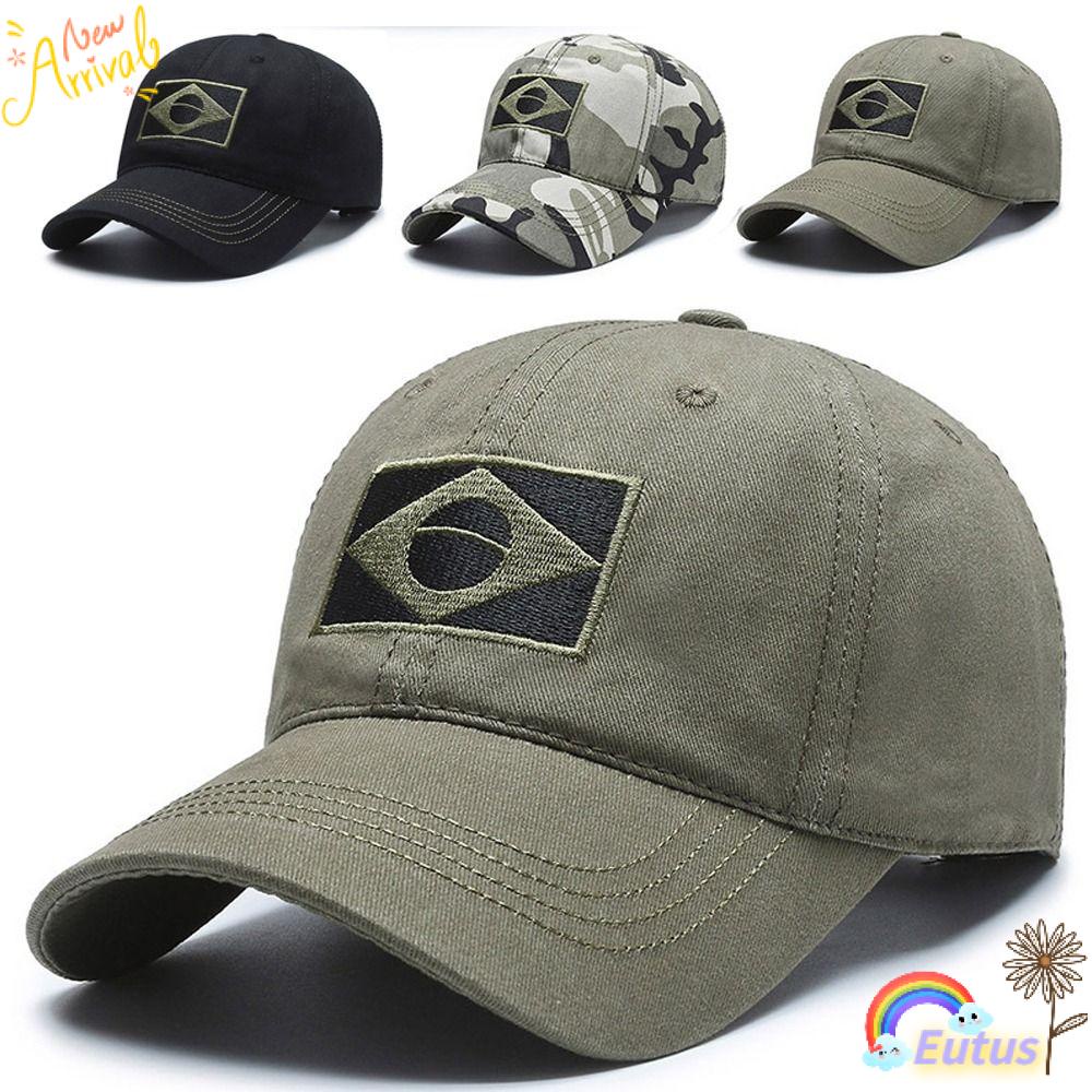 Mũ Lưỡi Trai Thêu Hình Cờ Brazil Chất Liệu Nhanh Khô Tùy Chỉnh Kích Thước Thời Trang