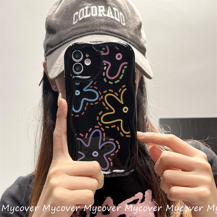 Ốp Điện Thoại Silicone Mềm Chống Sốc In Hình Hoa Cho iPhone 11 12 13 14 Pro Max X Xr Xs 8 7 6 Plus SE 2020