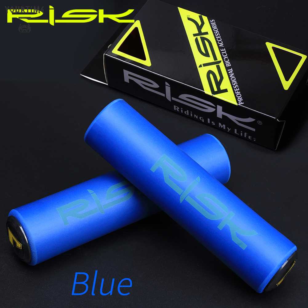 1 Cặp Vỏ Bọc Tay Lái Xe Đạp Bằng Silicone Chống Trượt