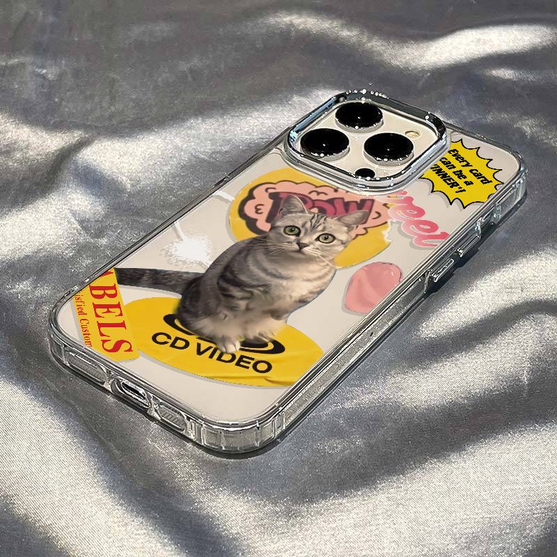 ✅Ốp Điện Thoại Mềm Chống Sốc In Hình Mèo Dễ Thương Cho Iphone 118iPhone12 max714pro13