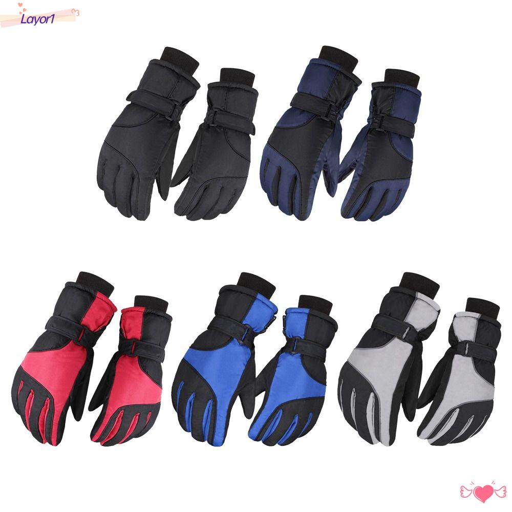 Găng Tay Trượt Tuyết Mùa Đông Thoải Mái Chống Gió Chống Nước Cho Trẻ Em LAYOR1