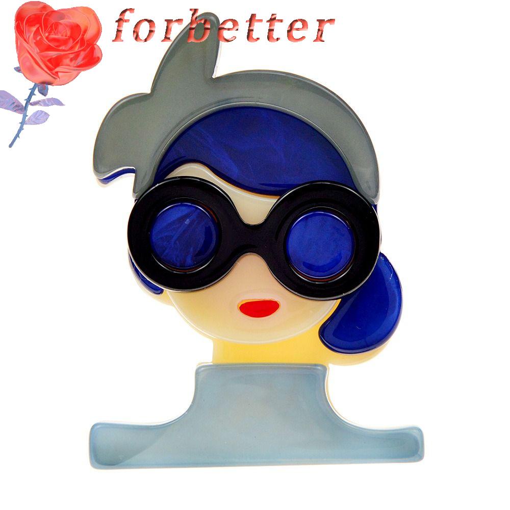 Ghim Cài Áo Bằng Acrylic Thiết Kế Hiện Đại Sáng Tạo Cho Nữ