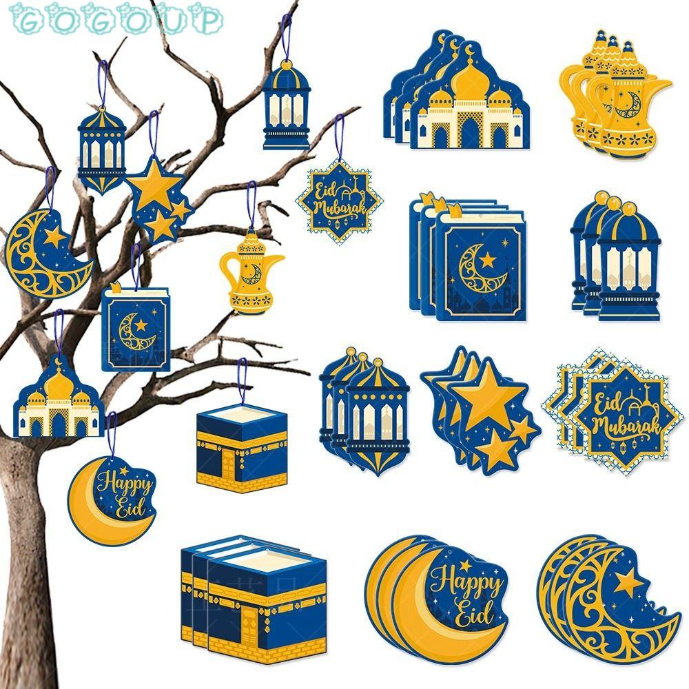 Set 20 Lồng Đèn Treo Trang Trí Hình Mặt Trăng Hồi Giáo