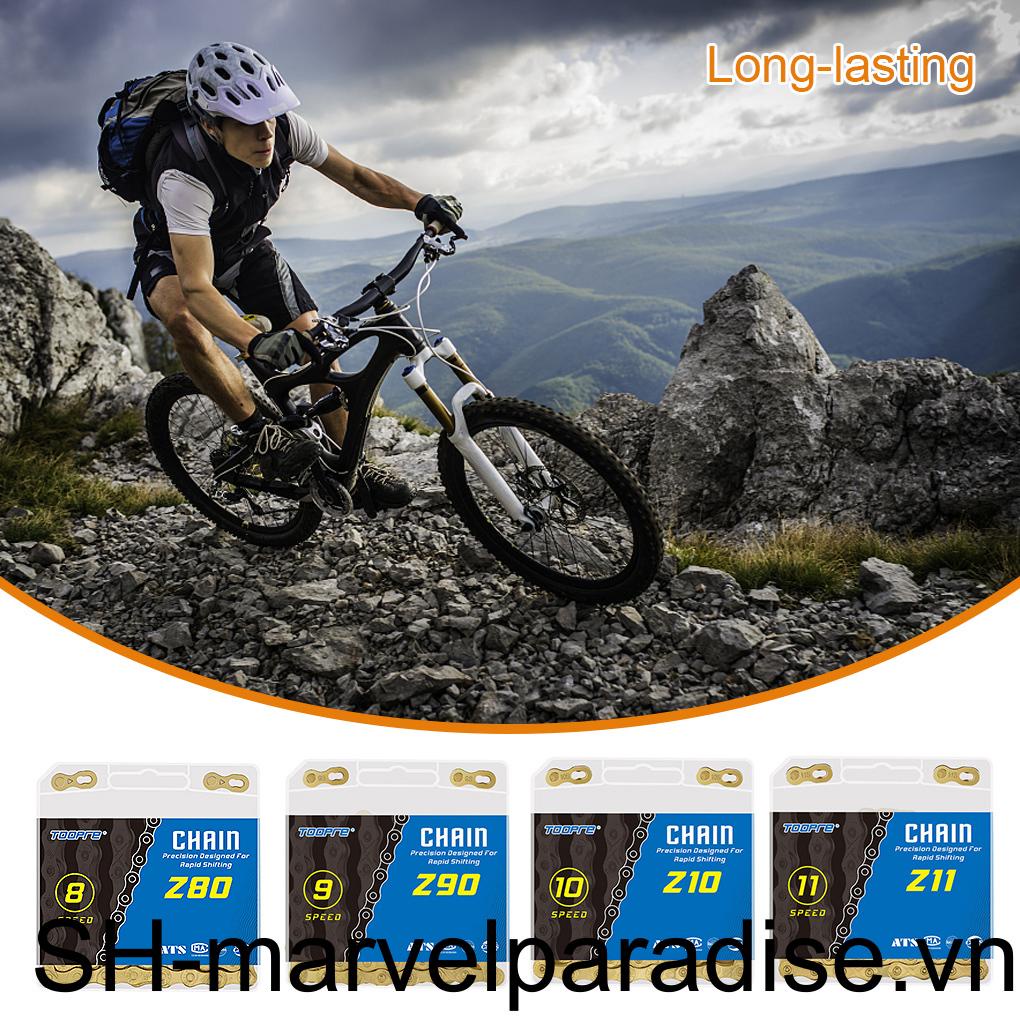 Dây Xích Xe Đạp 116 Mắt Xích Chống Rỉ Sét Thay Thế Tiện Dụng