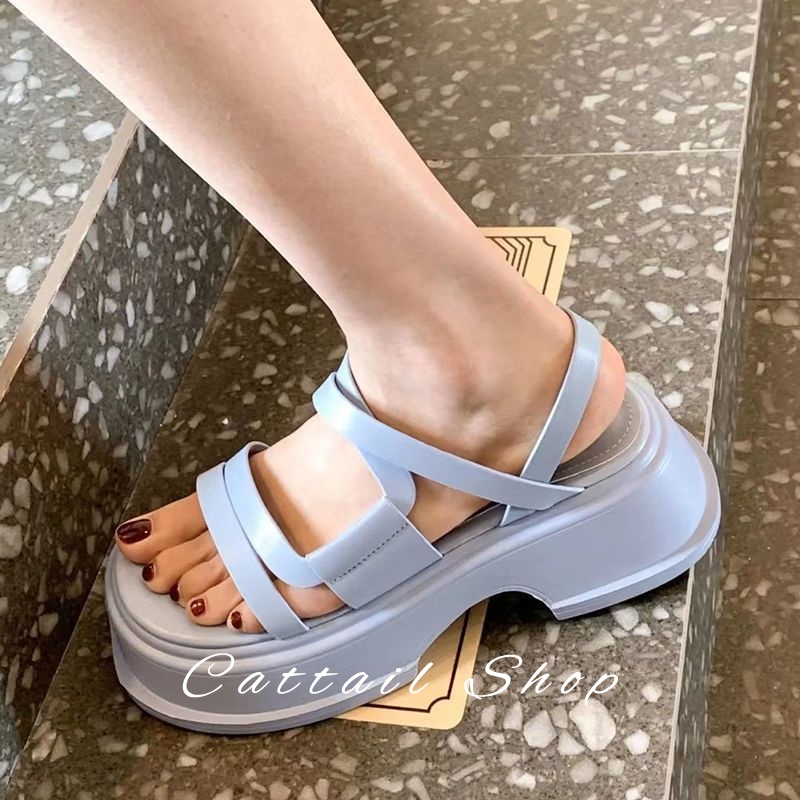 Cattail dép dép nữ sandal nữ dép bánh mì nữ dép bánh mì Chống Trượt 061203