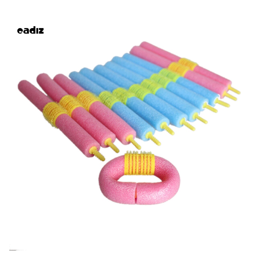 Bộ 12 Lô Uốn Tóc DIY Bằng Bọt Biển Tiện Dụng Cho Nữ