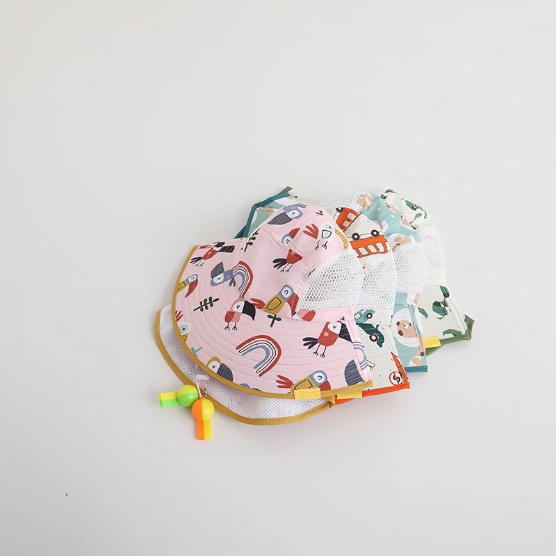 Nón Tai Bèo Vành Rộng Che Nắng Thời Trang Đi Biển Mùa Hè Cho Bé