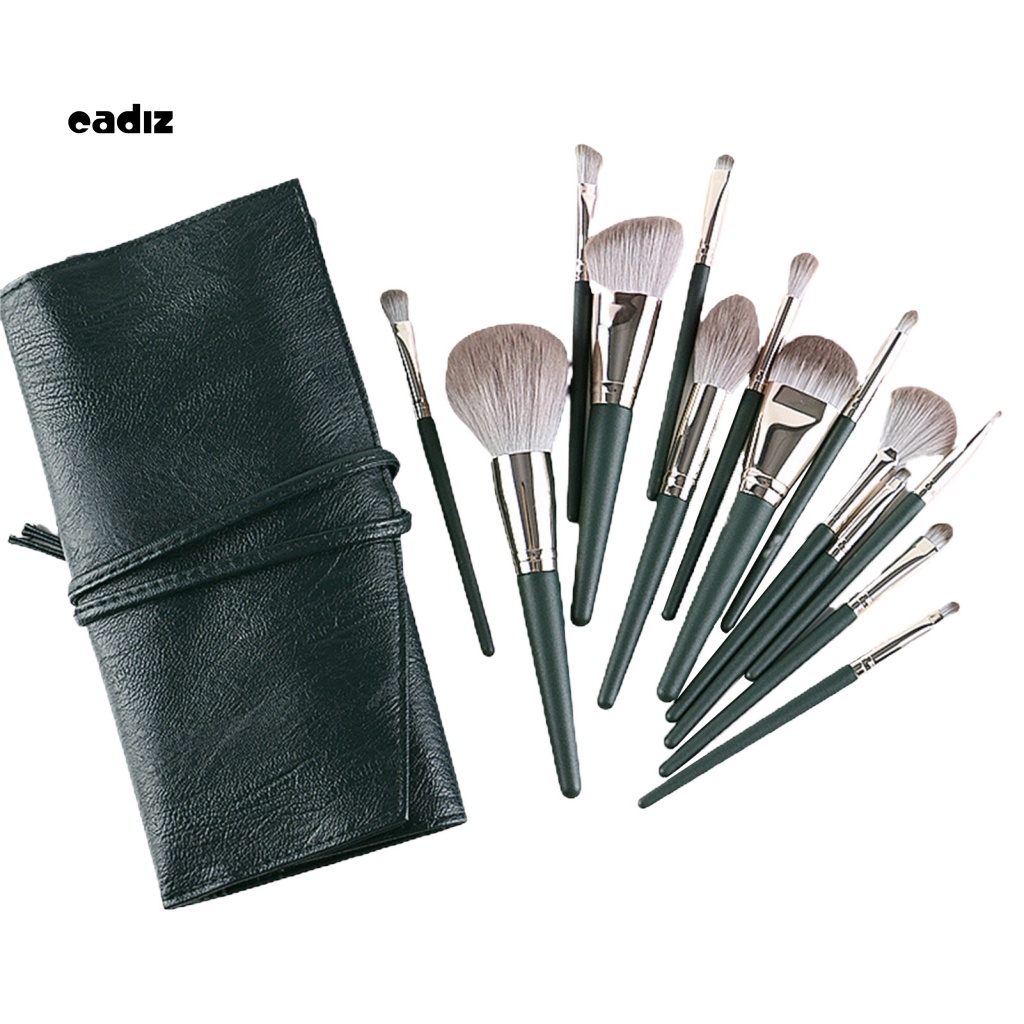 Bộ 14 Cọ Trang Điểm Lông Mềm Kèm Túi Đựng Tiện Dụng