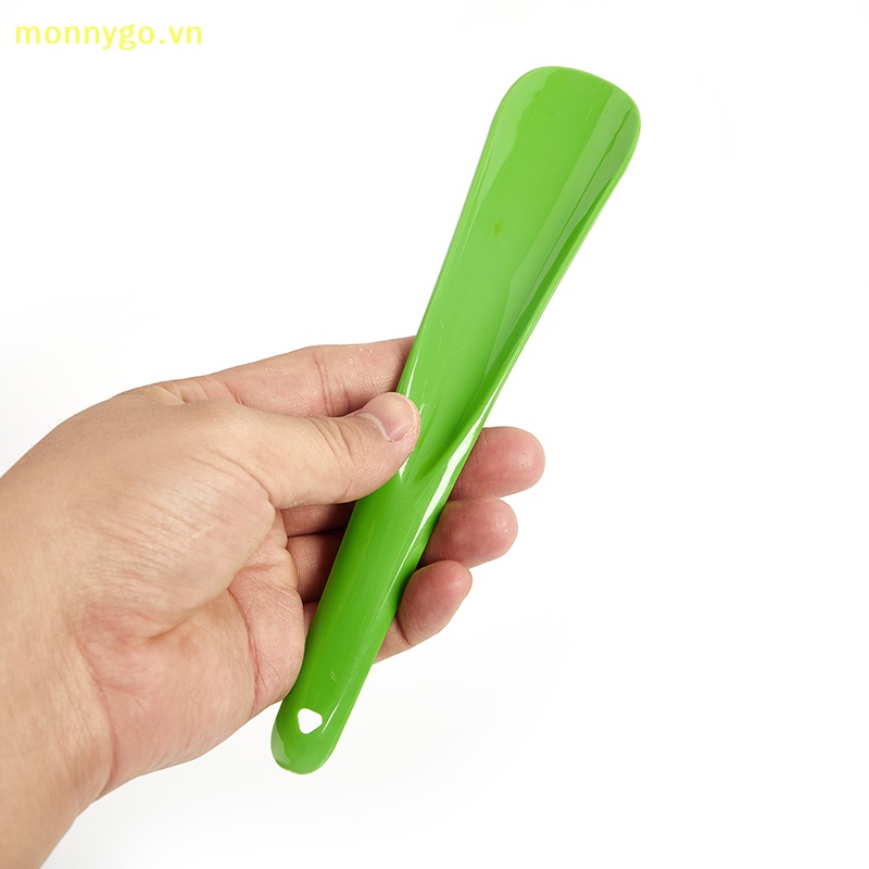 Monnygo 1 cái nhựa nhẹ giày lười giày trợ giúp tay cầm dài giày nâng giày shoehorn vn