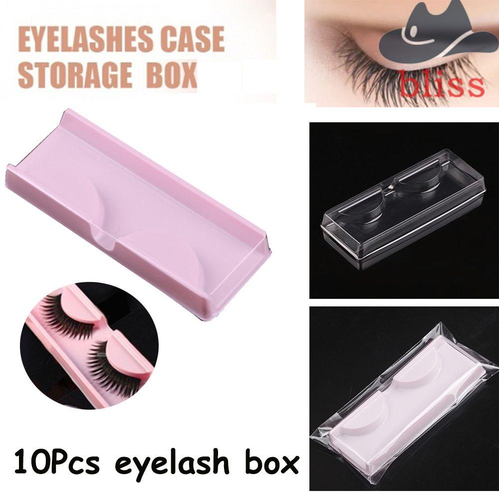 Hộp Đựng Lông Mi Giả Bằng Nhựa Màu Trắng Trong Suốt Có Thể Điều Chỉnh