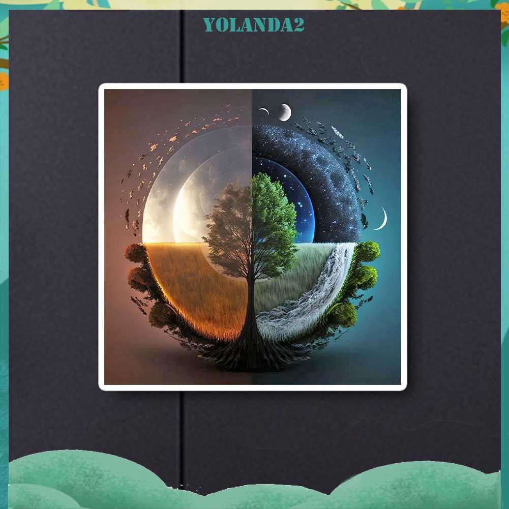 Tranh Đính Đá Kim Cương Toàn Bộ 5D DIY Hình Vẽ Theo Mùa Trang Trí Nghệ Thuật