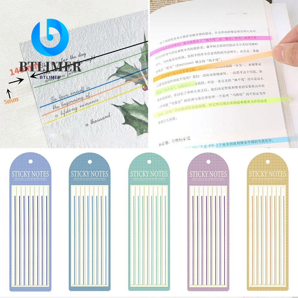BTLIMER r 5 Túi Giấy Ghi Chú Đánh Dấu Trang Sách Hình Lá Cờ Mỏng