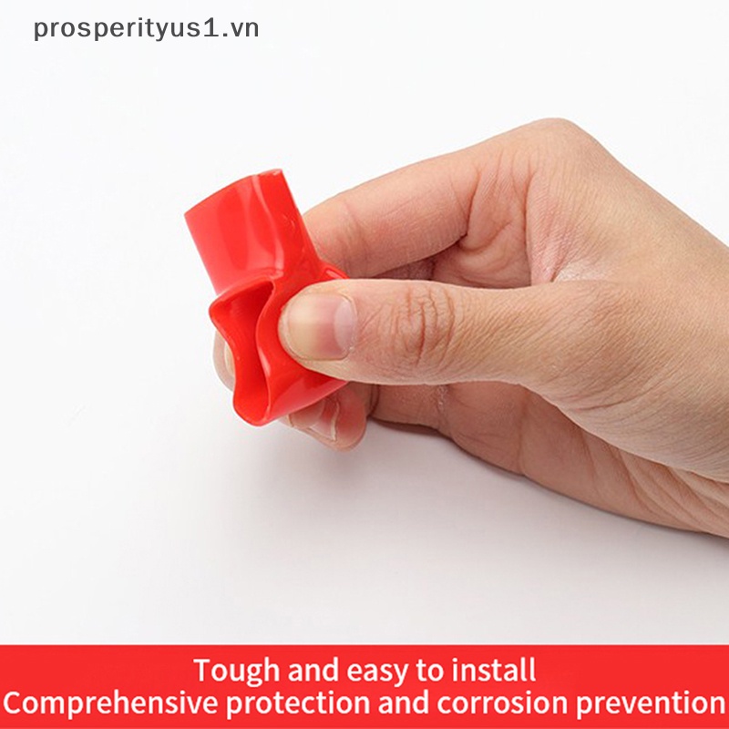 1 Cặp Đầu Bọc Bảo Vệ Cột Cực Tím Và Cần Kẹp Cực Dương [VN]