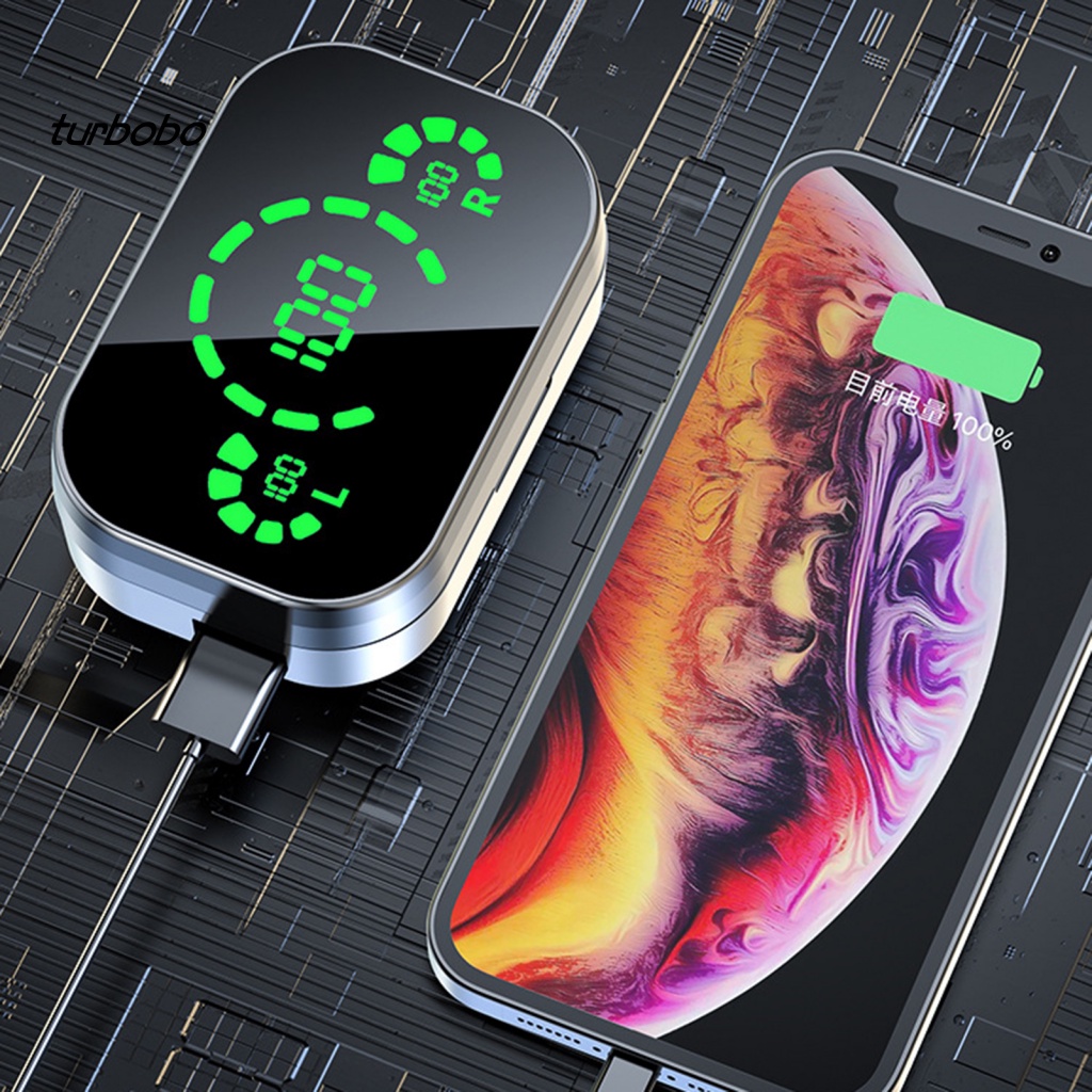 Tai Nghe Nhét Tai YD04 Bluetooth Có Thể Sạc Lại Điều Khiển Cảm Ứng Tiếng Ồn Mega Bass Không Dây Màn Hình Kỹ Thuật Số