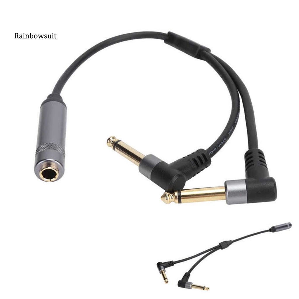 Dây Cáp Âm Thanh Trong Suốt Chống Trầy Xước Tốc Độ Cao 6.35mm Cho Guitar