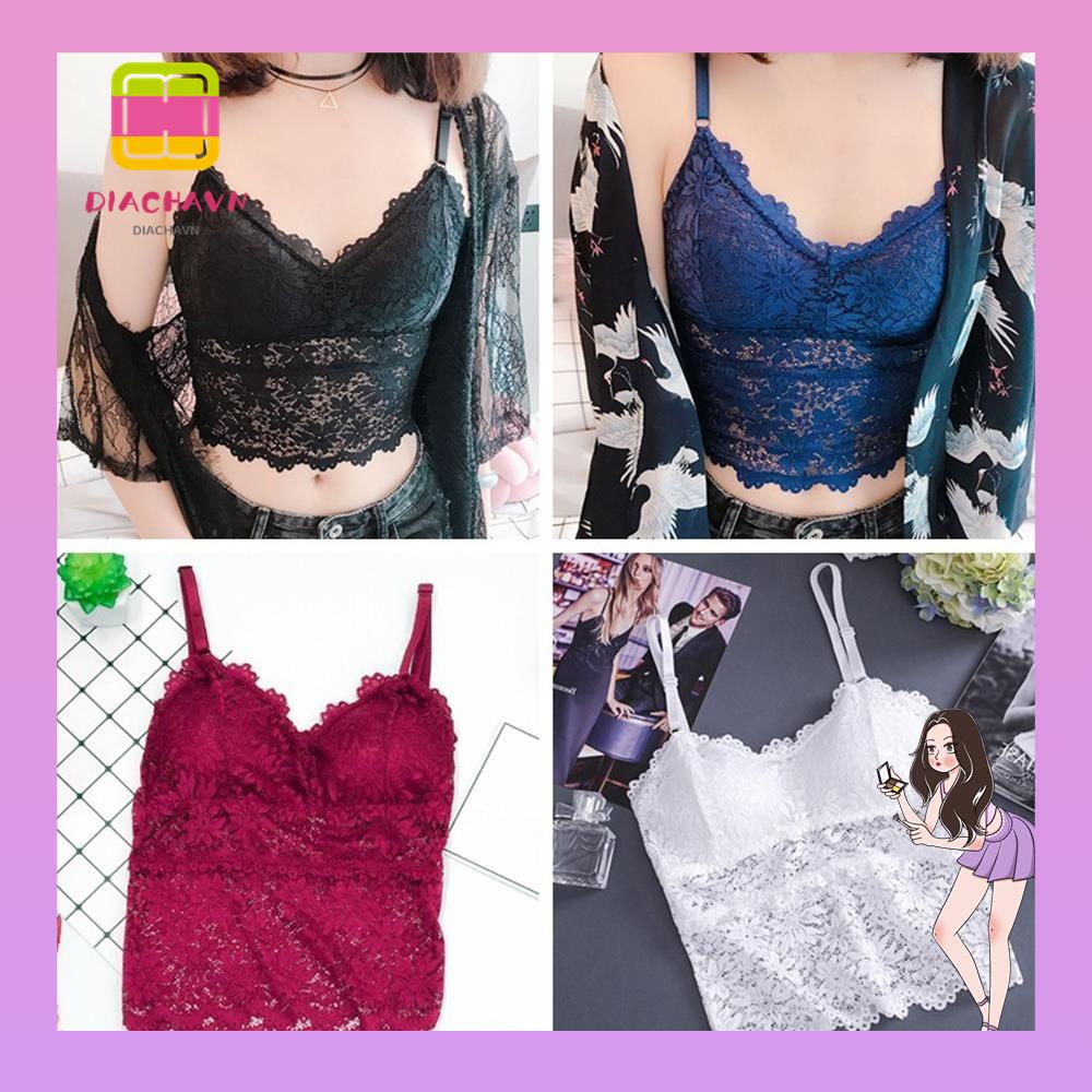 Áo Lót Nâng Ngực Phối Ren Hoa Gợi Cảm Mẫu Mới