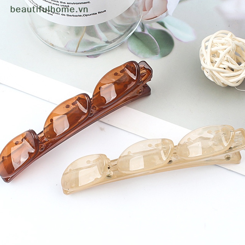 Kẹp Tóc Bện Tạo Kiểu Trang Trí Tóc Ngọt Ngào Xinh Xắn Cho Nữ [beauty]