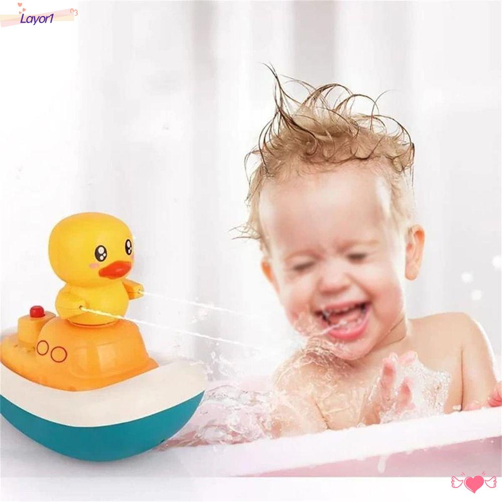 Set 1 / 5 Đồ Chơi Bồn Tắm Hình Chú Vịt Chất Lượng Cao Cho Bé