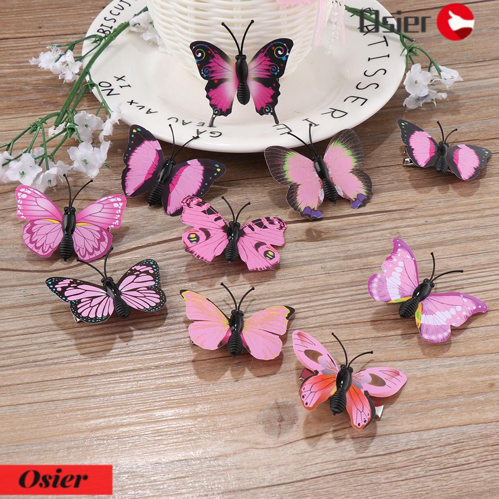 1 Kẹp Tóc Hình Bướm Trang Trí Chụp Ảnh Cô Dâu Mới