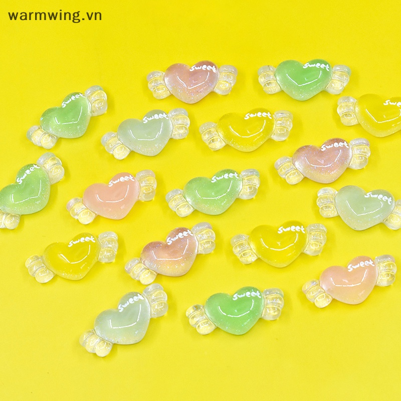 Set 5 Tượng Cánh Thiên Thần Dạ Quang Trang Trí Nội Thất