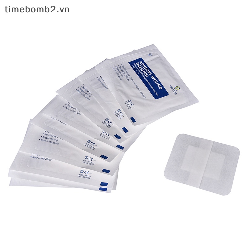 Set 10 Băng Keo Cá Nhân Vải Không Dệt Kích Thước 6x7cm