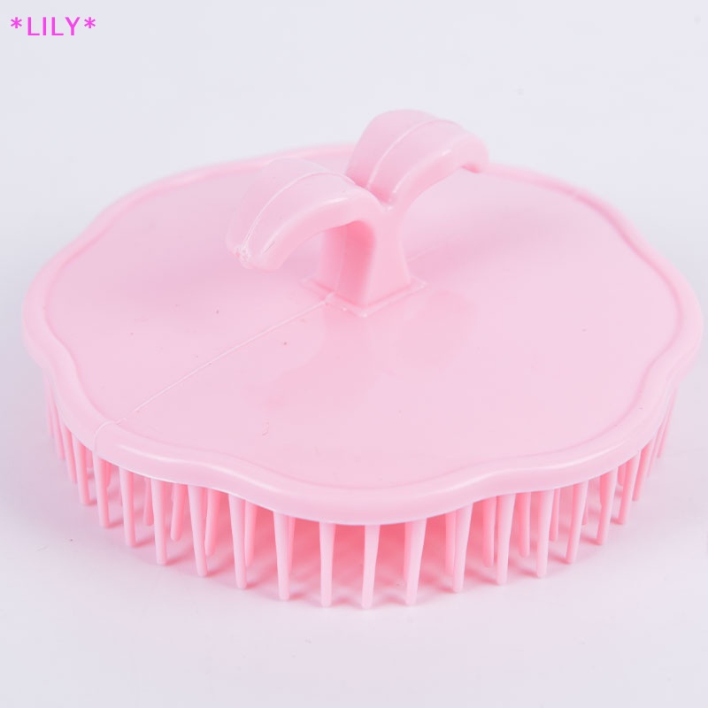 Lily dầu gội đầu bàn chải dành cho người lớn da đầu bàn chải mềm keo lược tóc dài tóc da đầu massage uuu