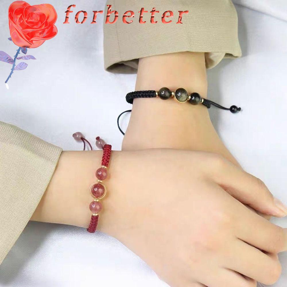 Vòng Tay Dây Bện May Mắn Phong Cách Retro Đơn Giản Cho Cặp Đôi|Trang Sức Thời Trang