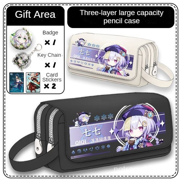 ★Genshin Impact★Túi Đựng Bút Sức Chứa Lớn Mẫu Mới 2023 Phong Cách Anime Scaramouche & Nilou Cho Học Sinh