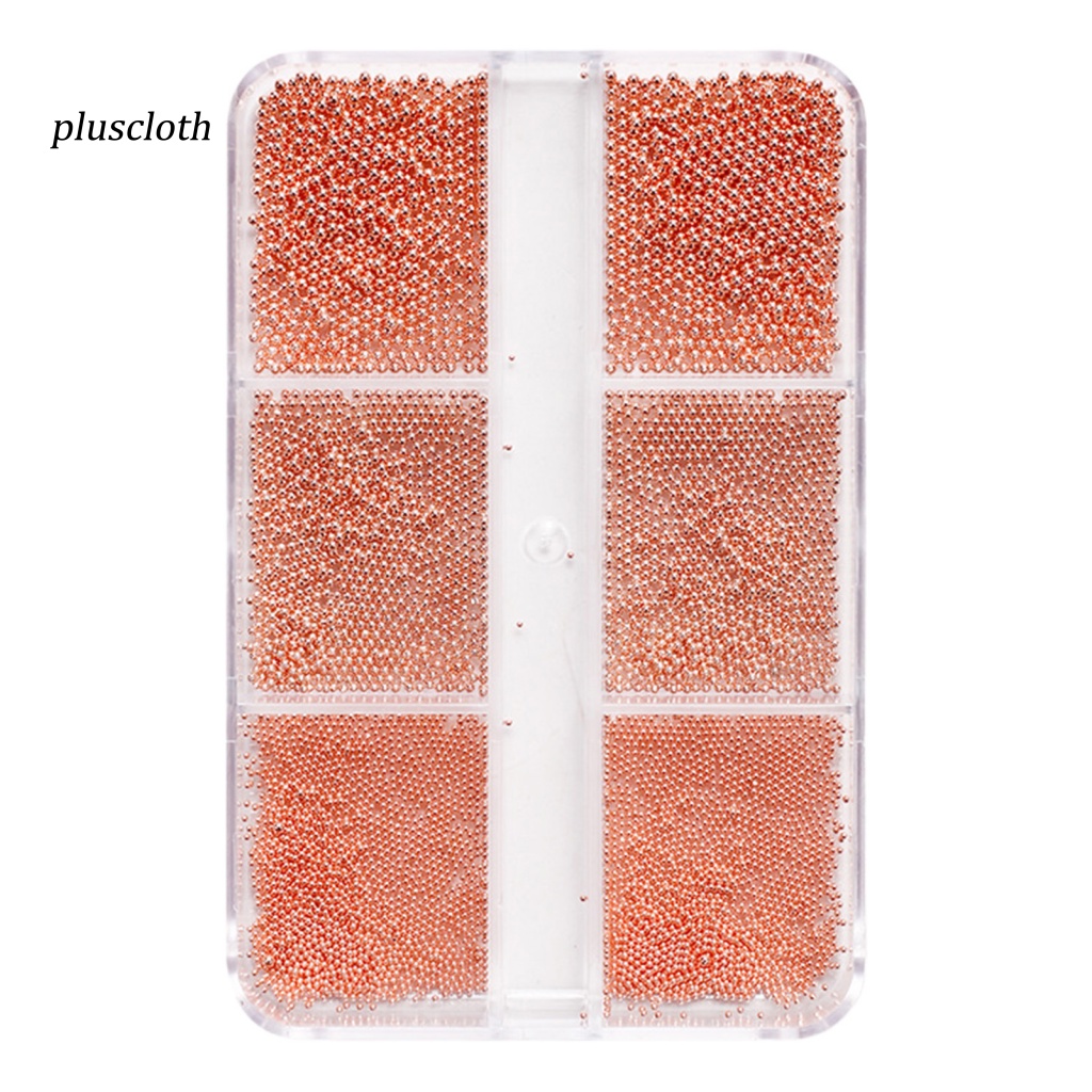 1 Hộp Hạt Thép Ba Chiều Đính Móng Tay Nghệ Thuật