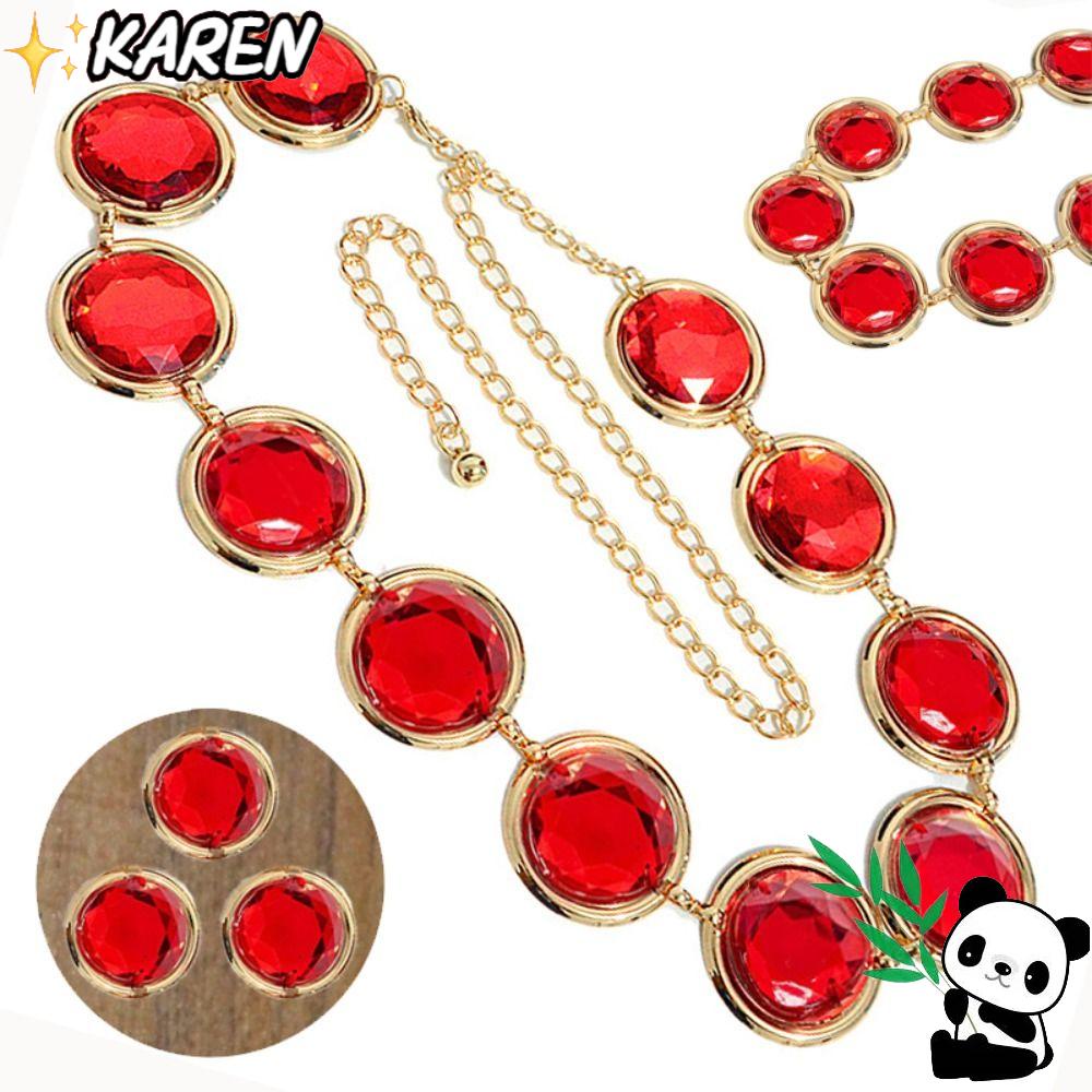 Kim Loại KAREN|Thắt Lưng Dây Xích Hóa Trang Thời Trang Thanh Lịch