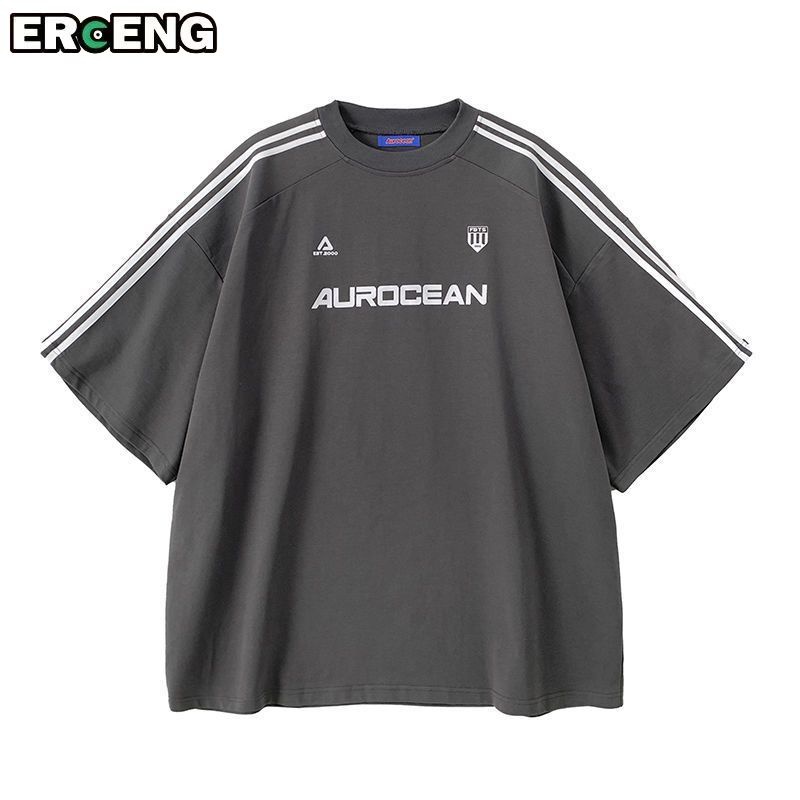 Áo Thun Tay Ngắn Dáng Rộng Phong Cách Hong Kong Thời Trang Mùa Hè Cho Nam