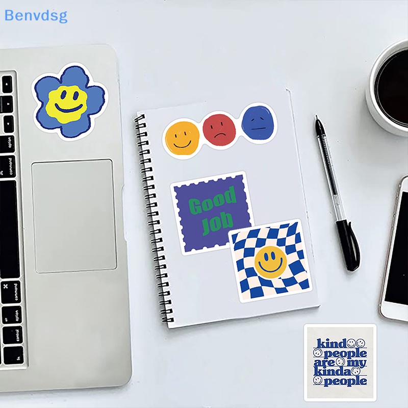 Bộ 59 Miếng Dán Hình Mặt Cười Hoạt Hình Graffiti Trang Trí Vali Laptop DIY