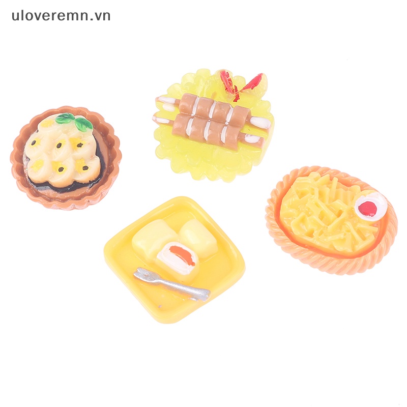 Mô Hình Bánh Tráng Miệng Và Thức Ăn Ba Chiều Bằng Chất Liệu Thực Phẩm Ba Chiều Thu Nhỏ