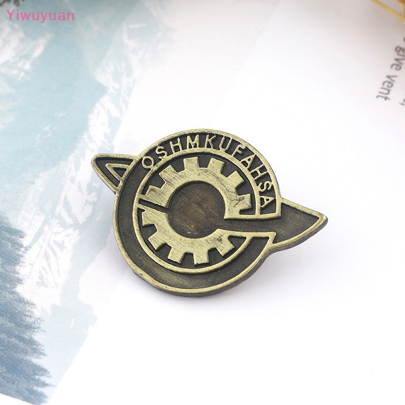 &lt; Yiwuyuan &gt; Ghim Cài Áo Kim Loại Hình Cổng Đá Trong Game Peripheral Desy