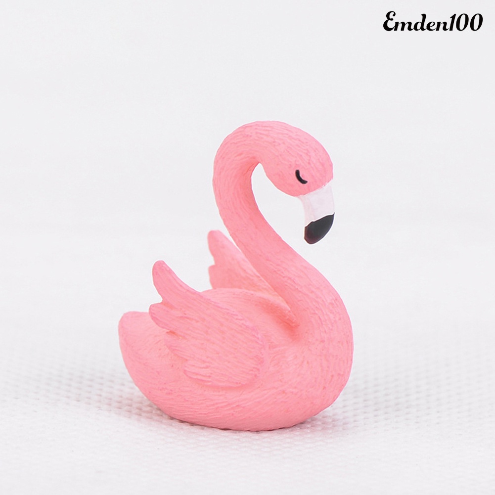 Đồ trang trí Chim Hồng Hạc Mini Trang Trí Sân Vườn