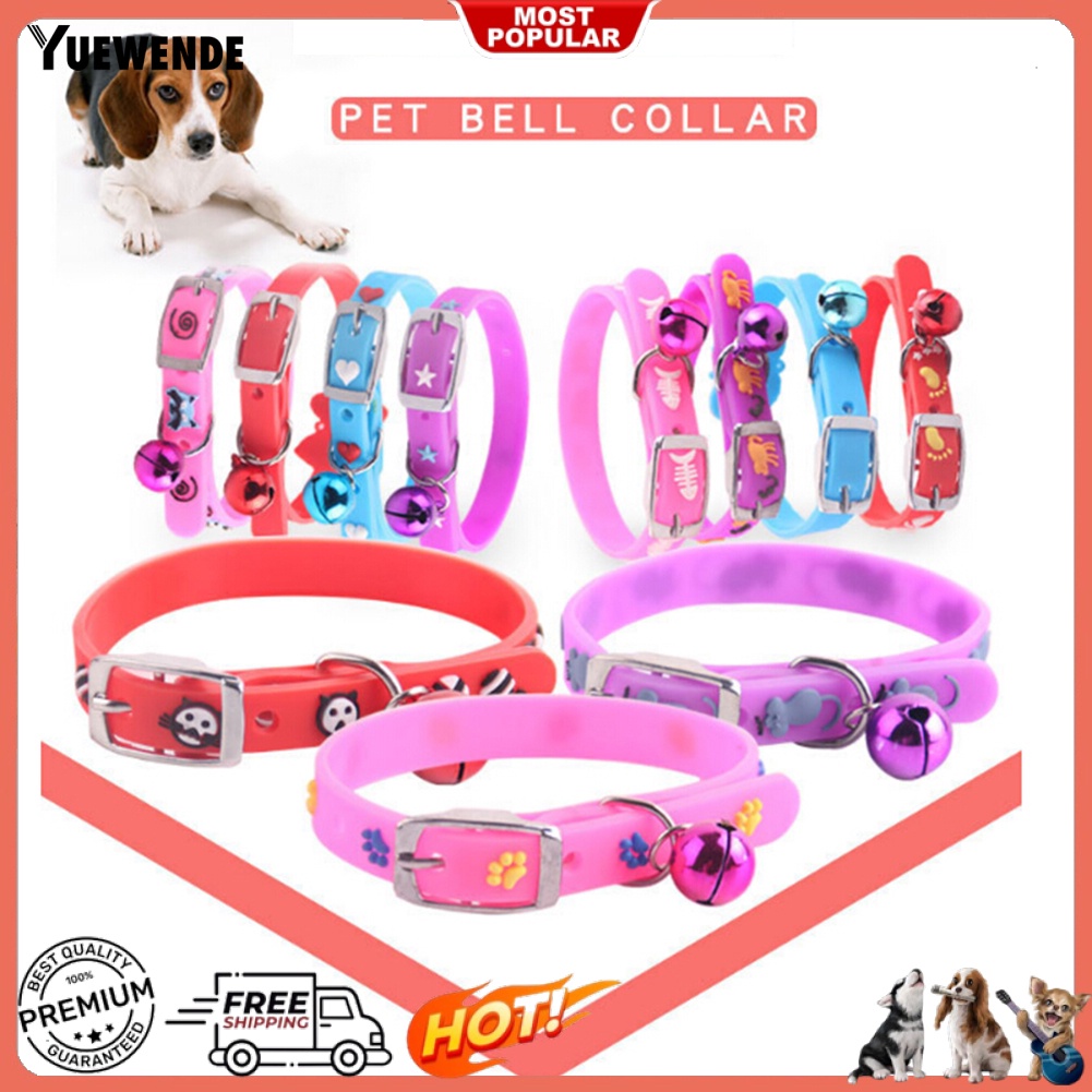 Vòng Cổ HìNh Xương Cá, Có Thể ĐiềU ChỉNh, Có Chuông Dễ Thương Cho Thú Cưng