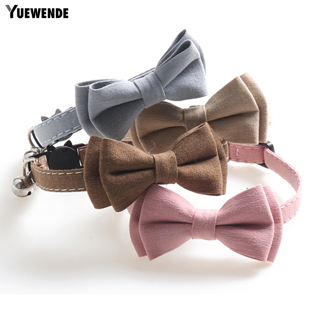 Vòng Cổ Hình Nơ Có Thể Tháo Rời Cho Thú Cưng